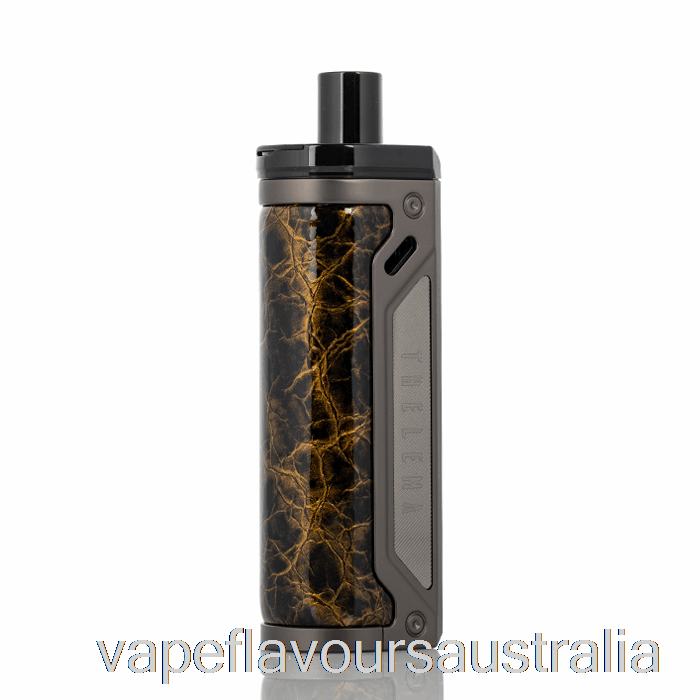Vape Nicotine Australia Lost Vape THELEMA 80W Pod Mod Kit Gunmetal / Glossy Leather